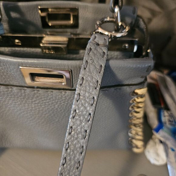 Fendi Peekaboo Mini Selleria Python whipstitch limited edition - Picture 11 of 16